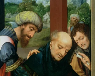 St. Catharina en de filosofen (detail)